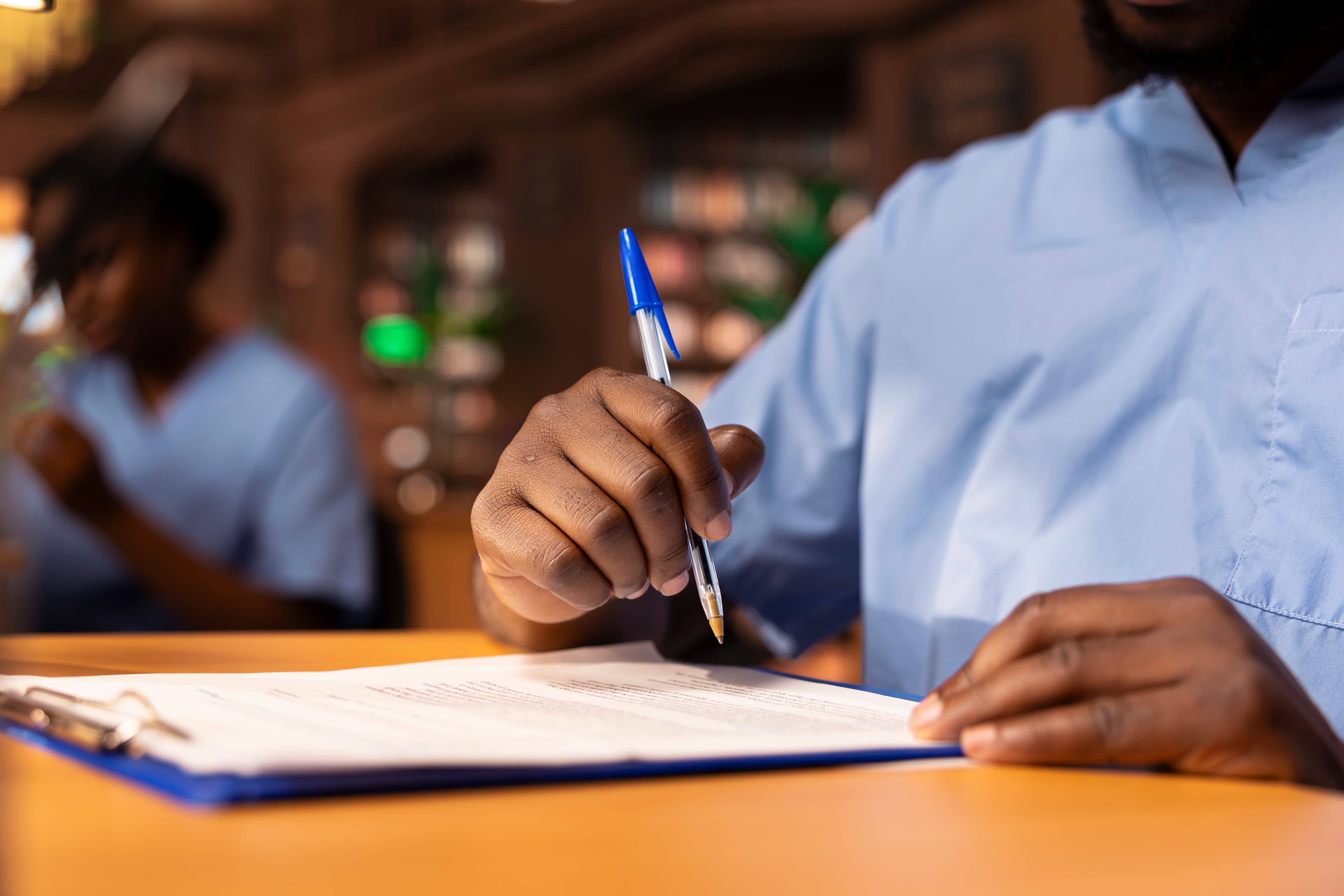 Student checking WAEC results online in Ghana